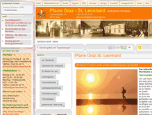 Tablet Screenshot of pfarreleonhard.at